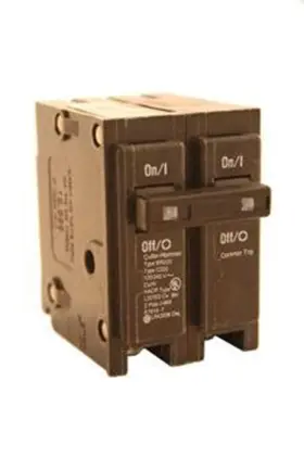 Br280 Eaton Plug-on Mount Type Br Circuit Breaker 2-pole 80 Amp 120/240vac