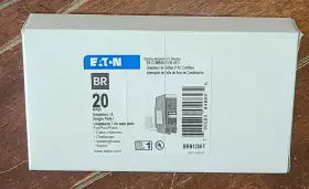 Brn120af Eaton 20 Amp Br Combination Afci Circuit Breaker #brn120af