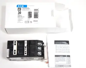 Brn230gf Eaton 30amp Gfci 2 Pole Circuit Breaker 30 Amp Ground Fault Double 30a