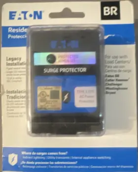 Eaton Brnsurge10cs Br Plug-in Type 2 Spd Surge Protector 2-pole 120/240v