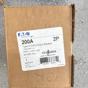 Eaton Ccv12200x 200a 2-pole 120/240v Bolt-on Circuit Breaker With Load Lugs
