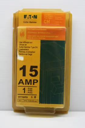 Ch115afcs Eaton Ch 1 Pole 15 Amp 120v Arc Fault Breaker Nos