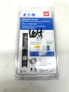 Chfn120a1cs Eaton 20 Amp All In One Af/gf Breaker New