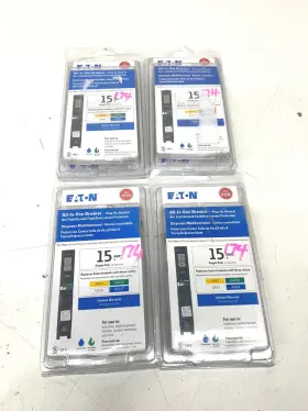 Chfp115a1cs Eaton Lot Of 4 15 Amp All In One Af/gf Breaker Plug On Neutral New