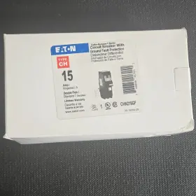 Chn215gf Eaton 15a Double Pole Circuit Breaker Ground Fault Protection