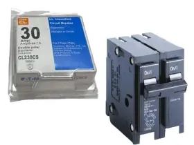 Cl230cs Eaton Corporation 782114753071 Circuit Breaker Type Cl 30 A 2-pole 120/240 V Common Trip