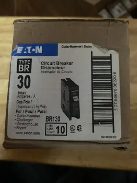 Br130 Eaton Corporation Circuit Breaker 30a 1-pole Type Br C130