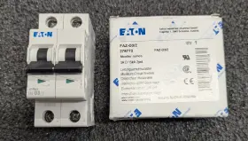 Faz-d3 Eaton Faz-d3/2-na Faz-d3/2 Mini Circuit Breaker 3 Amp 2-pole Din Rail Nib