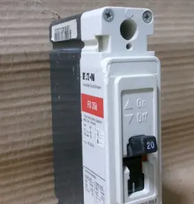Fd1020 Eaton New Cutler Fd 1 Pole 20 Amp 277v 35k Circuit Breaker Nto Flawed #2