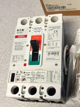 Jgmps100wa3d15y2 Eaton New Circuit Breaker Jgmps 3 Pole Adjustable 40-100a 690v #2