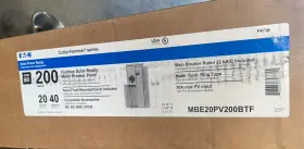 Mbe20pv200btf Eaton 200 Amp 120-volt/240-volt 20-space 40-circuit Euserc Br Type Main Breaker Panel