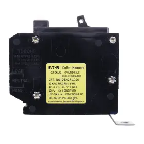 Qbhgf1020 Eaton Quicklag Miniature Circuit Breaker 22 Ka 120 Volt Ac 20a #2