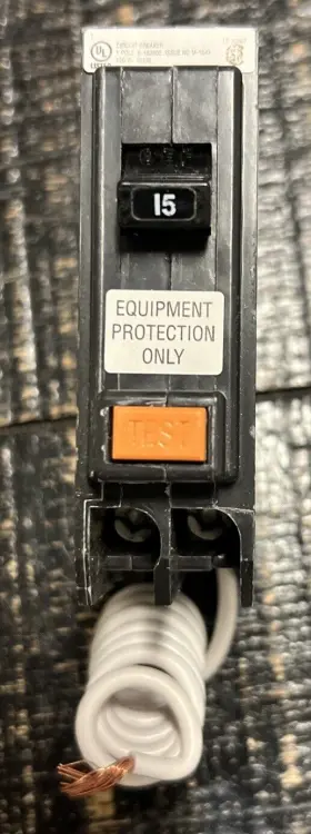 Qbhgfep1015 Eaton Single Pole 15a Ground Fault Circuit Breaker 30ma Trip #2
