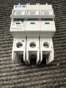 Wmzh3c25 Eaton New Circuit Breaker 25a 14ka Type C #2