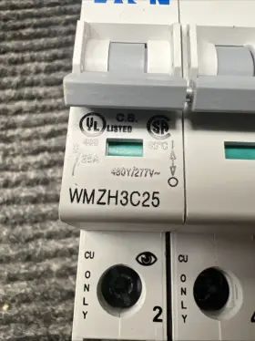 Wmzh3c25 Eaton New Circuit Breaker 25a 14ka Type C #3