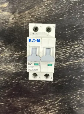 Wmzs2d02 Eaton Mini Circuit Breaker D2 Pole 2 10000-new - No Box