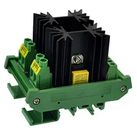 Md-d1304t Electronics-salon Din Rail Mount 12 Amp Solid State Relay Ssr Module In 4 32vdc Out 2 Channels
