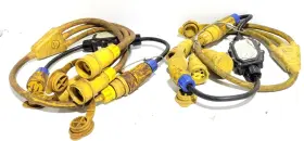 Xg2-12-2w-mr-15 Ericson Ground Fault Circuit Yellow Cable - Lot Of 2 -untested