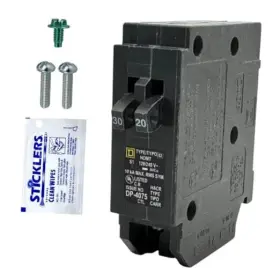 F-homt3020 Falconsupply Genuine Square D Homt3020 Tandem Circuit Breaker Kit 1 Pack 30/20 Amp