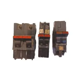 120nc Federal Pacific Lot Of 3 20 30 And 40 Amp 1/2 Inch Thin Nc-ni Breakers