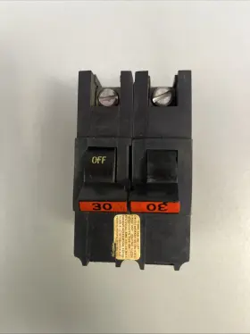 2p60na Federal Pacific Electric 2p30na 30 Amp Fpe 2 Pole Circuit Breaker 120/240vac Works