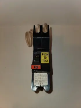 Fpe15gfi Federal Pacific 15 Amp Single Or 1 Pole A Fpe Gfci Ground Fault Interrupter