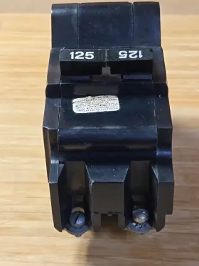 Nb2125 Federal Pacific 125 Amp Double Pole 2 Bolt On Circuit Breaker #2
