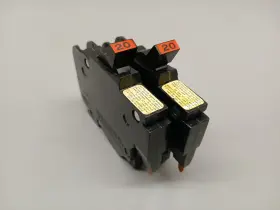 Nc120-120nc Federal Pacific Lot Of 2 Nc 1/2 Inch Thin 20 Amp Single Pole Stab-lok Breakers