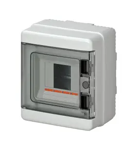 Fmx-disc4 Fmx Disconnect Enclosure 4-space Ip65 Rated Transparent Cover Durable Design