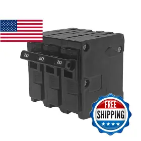 B0czrr8h18 Fxsmgdy Siemens Q320 Circuit Breaker 3-pole 20a 120/240v Type Eq Eql Seq Loadcentres