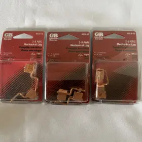 Gb Gslu-70 3 Gardner Pack 2 Copper Awg 14-4 Wire Electrical Lugs 5372859