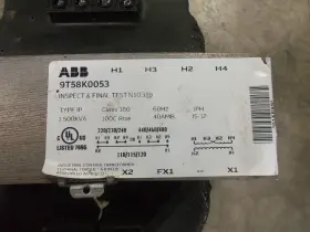 9t58k2935 Ge New Abb Transformer 3.000kva 1 Phase 240x480v 120/240v #3