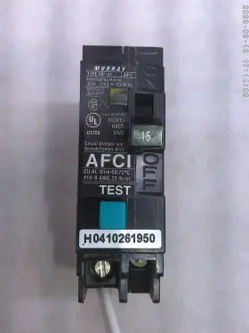 E82615 Ge 15 Amp Thqlaf Hacr Swd Afci Circuit Breaker 120v Tested