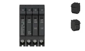 Thqlq154015 Ge Energy Industrial Solutions Q-line Quad Circuit Breaker 15a/1p And 40a/2p
