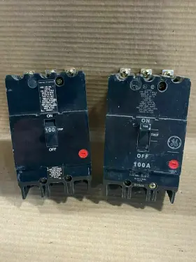 Tey3100 Ge General Electric Tey 3 Pole 100 Amp 480/277 V Circuit Breaker