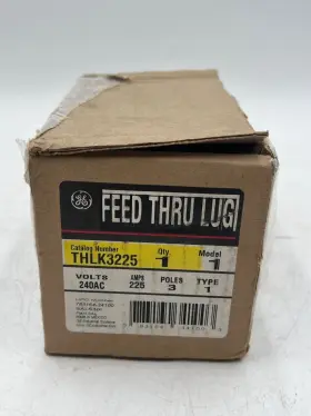 Thlk3225 Ge Feed Thru Lug Kit 225a 3 Pole 240v Model 1 New