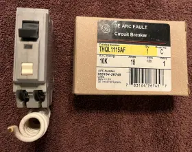 Thql1115af Ge 15 Amp Arc Fault Circuit Breaker Made In Usa