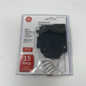 Thql1115gftp Ge Ground Fault Circuit Interrupter Single Pole 15 Amp