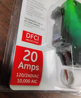 Thql1120dfp Ge Circuit Breaker Afci/gfci 20 Amp 1-pole New In Packaging #2