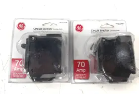 Thql2170p Ge Lot Of 2 70 Amp Inch Double Pole Circuit Breaker