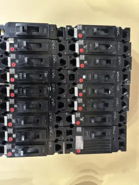 Ted113020 General Electric Circuit Breakers 20 / 60 Amp 1 Pole Pre-owned Lot
