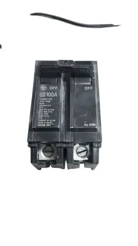 Thqb21100 General Electric Ge Q-line 100 Amp 120/240 Volt 2-pole Bolt-on Circuit Breaker