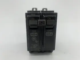 Thqb2180 General Electric Ge Bolt-on Type Thqb Circuit Breaker 2-pole 80 Amp 120/240 Volt Ac #3