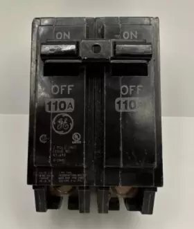 Thql21110 General Electric 110 Amp 2 Pole 120 Volt Circuit Breaker