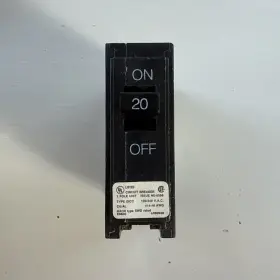 Gs20h General Switch Type Gab 1 Pole 20 Amp 240v Circuit Breaker 6 In Box