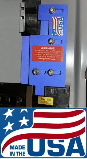 Gensafety 722874627649 Generator Interlock Kit For Square D 150 Amp And 200 Panels With 3 1/4 Inch S
