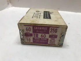 Tr-60 Gould Shawmut Ten Gould/shawmut Silver Plated Time Delay Fuse Amp 250 Volt Type K-5