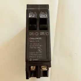 A1520 Gte Sylvania Challenger Type A Tandem 15/20 Amp 120/240v Breaker