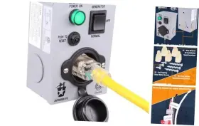 Hts20-man-c Heezy Llc Journeyman Pro Generator Transfer Switch For Gas Furnace Oil Heater 1 Single
