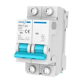 2023716 Heiko Ac Miniature Circuit Breaker Panel 2 Pole Din Rail Mount